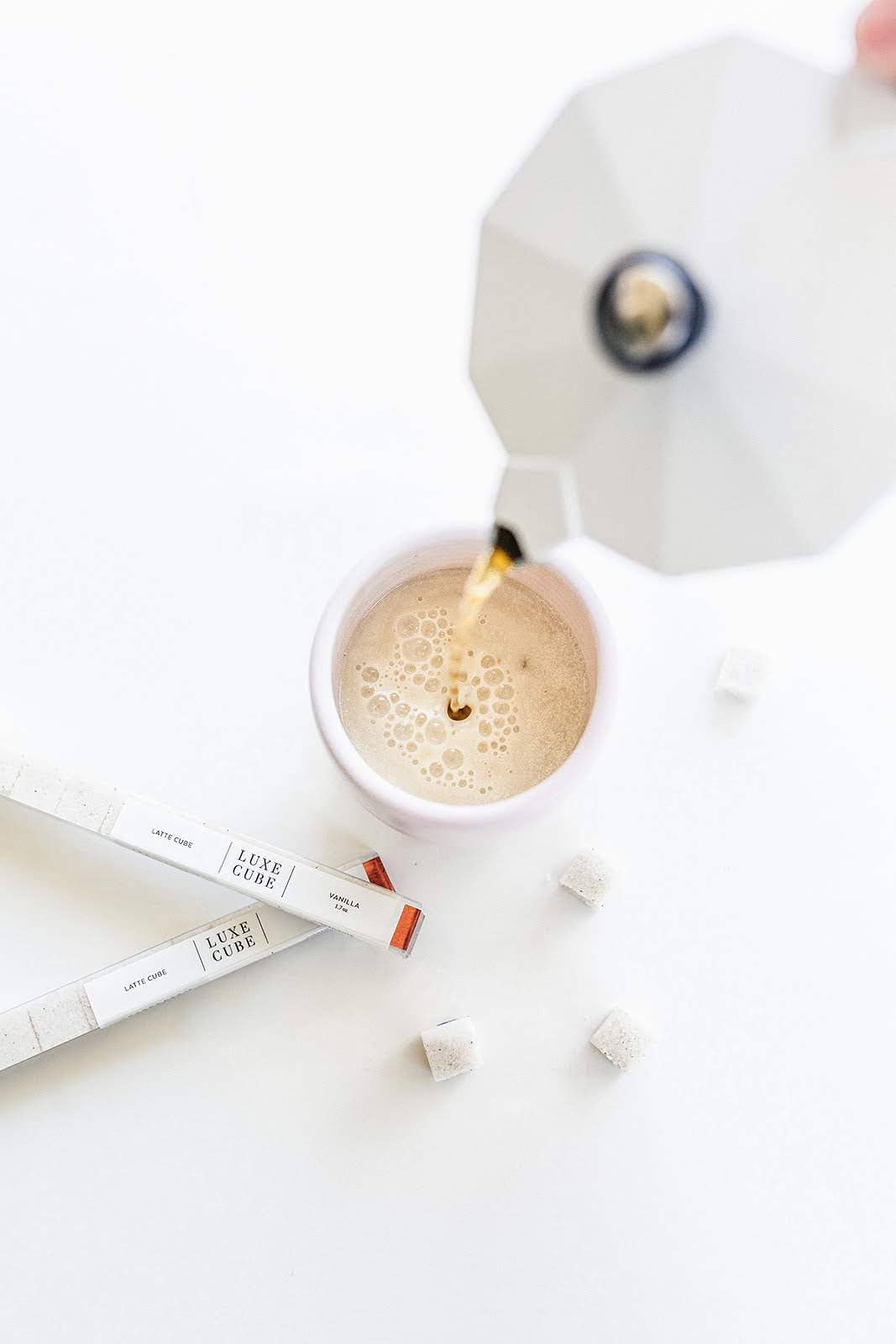 TEASPRESSA | LUXE Mixer Cube - Wholesale Sugar/Sweetener - VANILLA | LUXE Barista Cube3