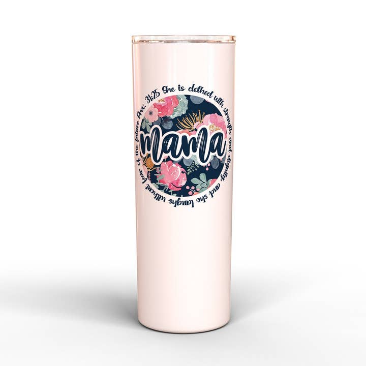 Proverbs Mama | Gobelet mince 20 oz | Acier inoxydable | Imprimé UV pour la vente par The Sign Factory TX
