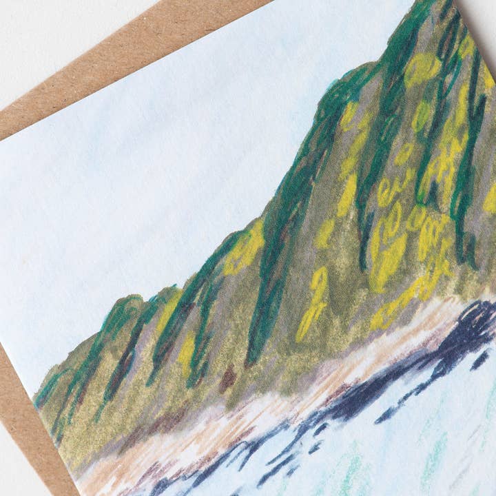 Joy Jen Studio - Wholesale Everyday Greeting Card - Landscape Card - Ardwell Bay, Dumfries and Galloway
