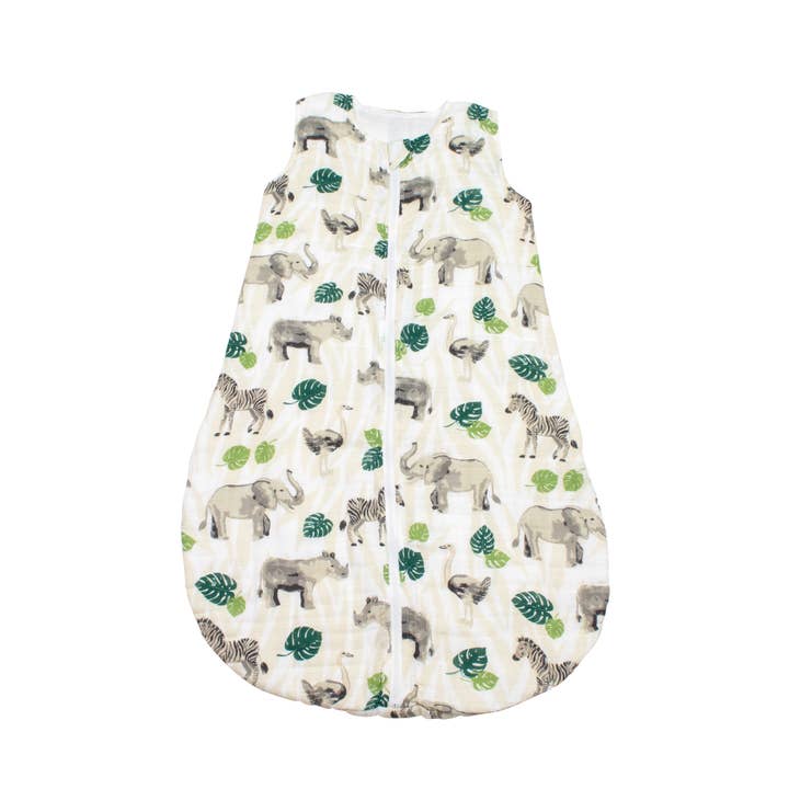 Jungle Classic Muslin Sleeper 6-12M for wholesale by Bebe au Lait