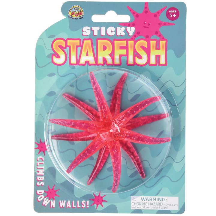 US Toy Company - Wholesale Squishy Toy - Kids & Baby - Sticky Star Fish 12-unit case pack2