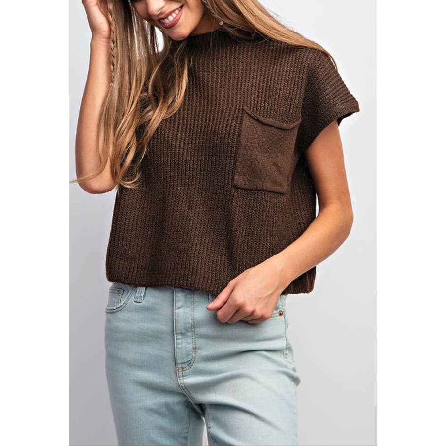 Coloring You - Wholesale Knit Sweater - Women's - FSG-TP8847-8 DROP SHOULDER RIB-KNIT SWEATER TOP5