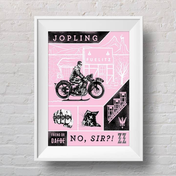 Amigo ou Dafoe - Mini-impressão de Jopling - o Grande Budapeste por atacado de Neuer Geist