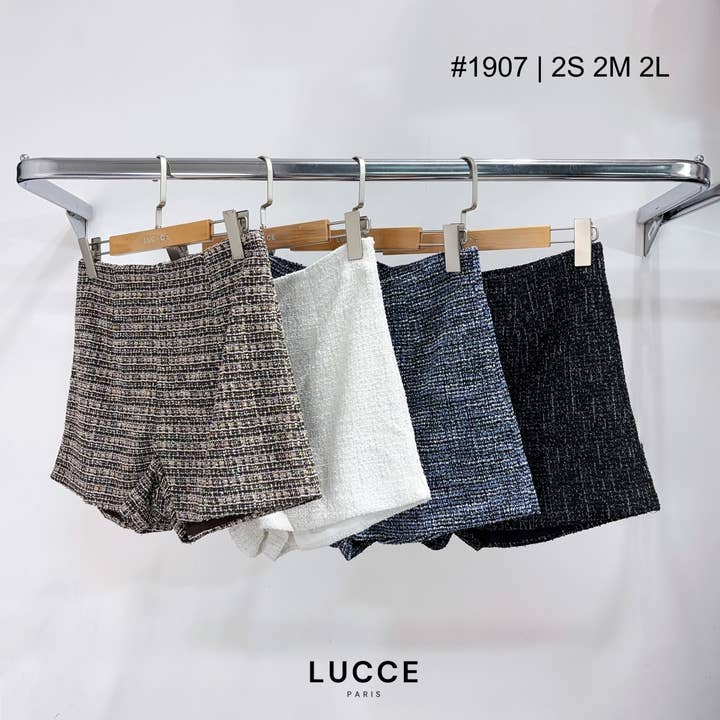 Pantaloncini in tweed - SH1907 per la vendita all'ingrosso da parte di LUCCE