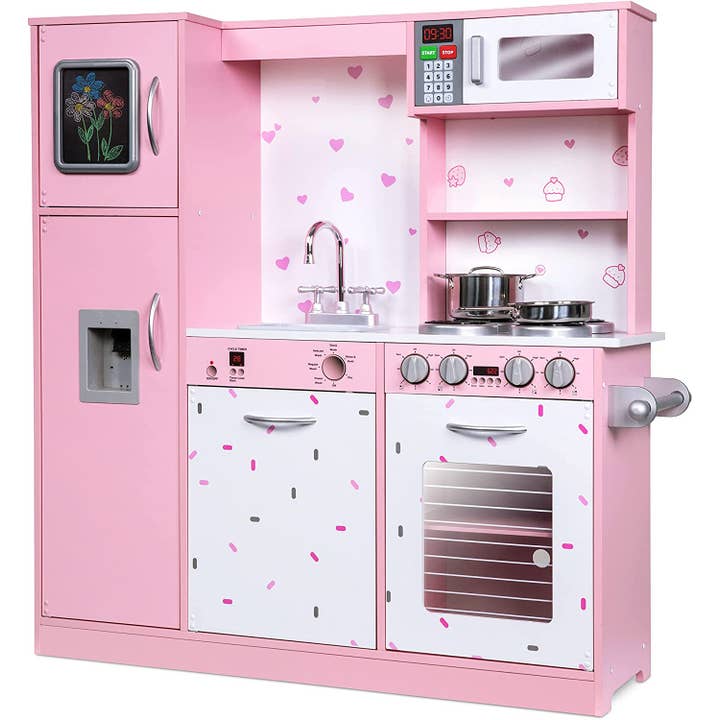 Jumbl - Wholesale Toy Set - Kids - Kids Kitchen Set, Pretend Wooden Kitchen Playset