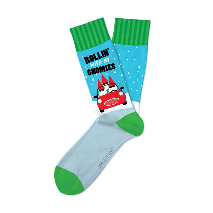 DM Merchandising - Wholesale Socks - Unisex - Two Left Feet Christmas Socks Open Stock