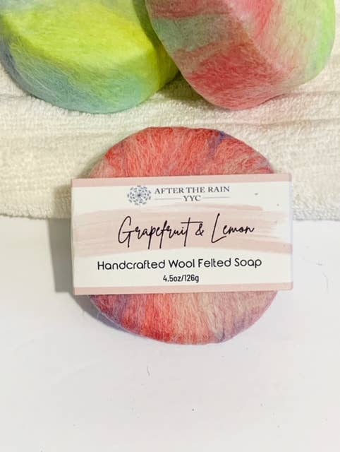 After The Rain YYC - Vente Pains de savon - Pain de savon nettoyant corporel feutré5