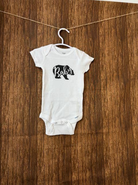 Baby Onesie- Baby Bear for wholesale by Corr Creates