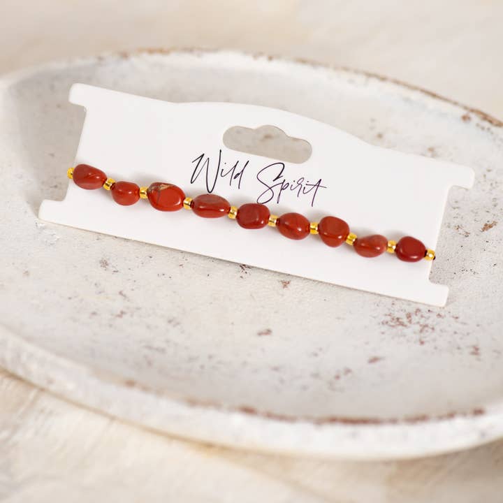 Wild Spirit London – wholesale Beaded bracelet – The Red Jasper Nomad Bracelet