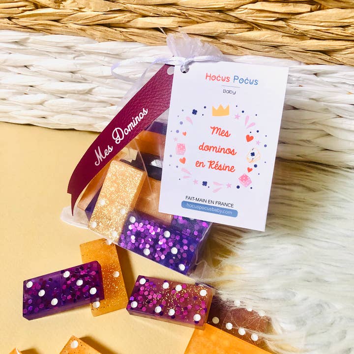 Resin domino handmade in France for original gift and other Purchase Wholesale d évier en résine. Free Returns & Net 60 Terms on Faire trending on Faire.