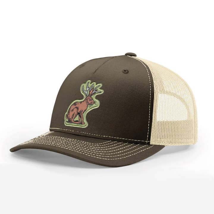 Gorra Jackalope - Gorra Trucker Richardson 112 con parche original de Counter Couture para venta al por mayor de Counter Couture