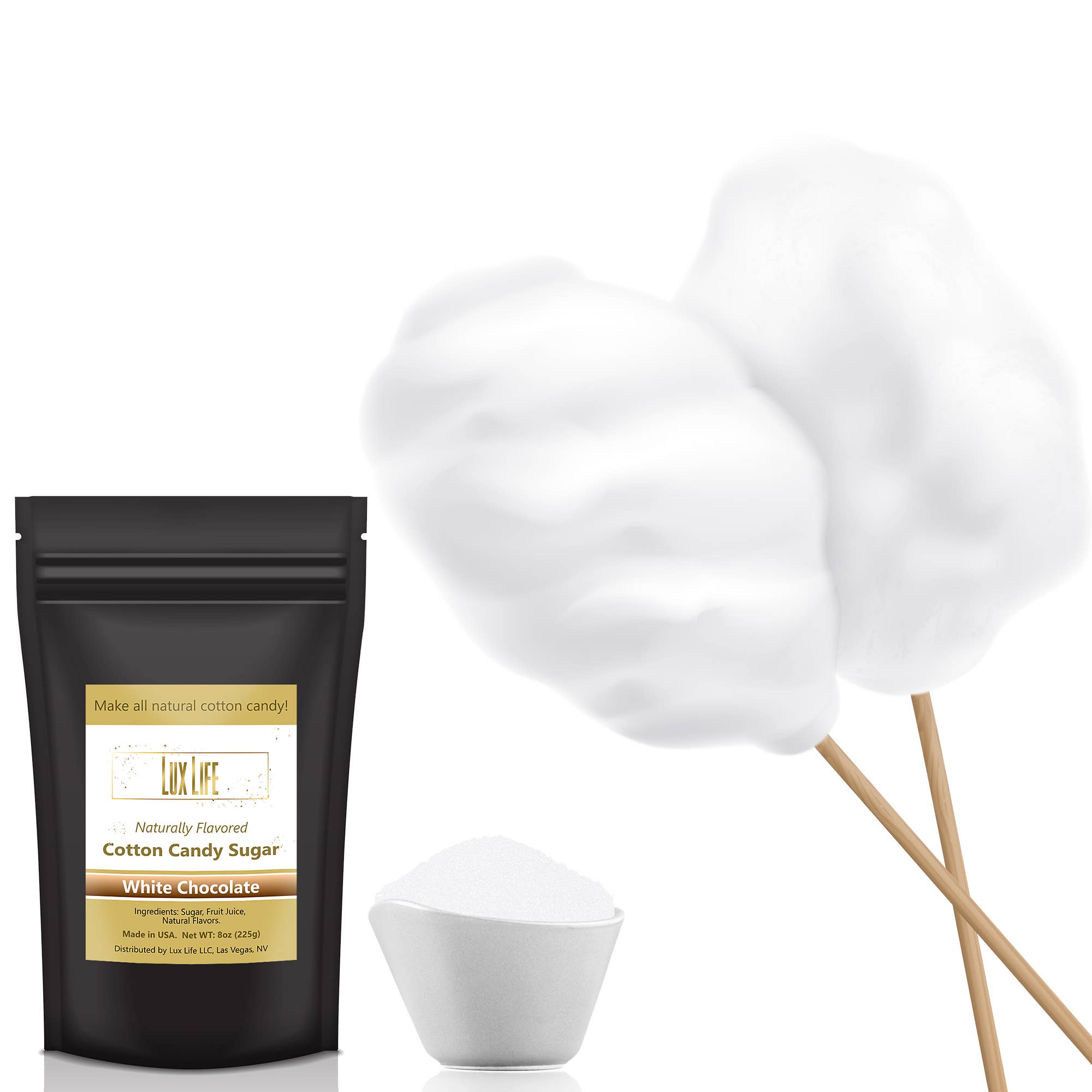 Lux Life - Vendita all'ingrosso Zucchero filato - Zucchero filato naturale Lux Life9