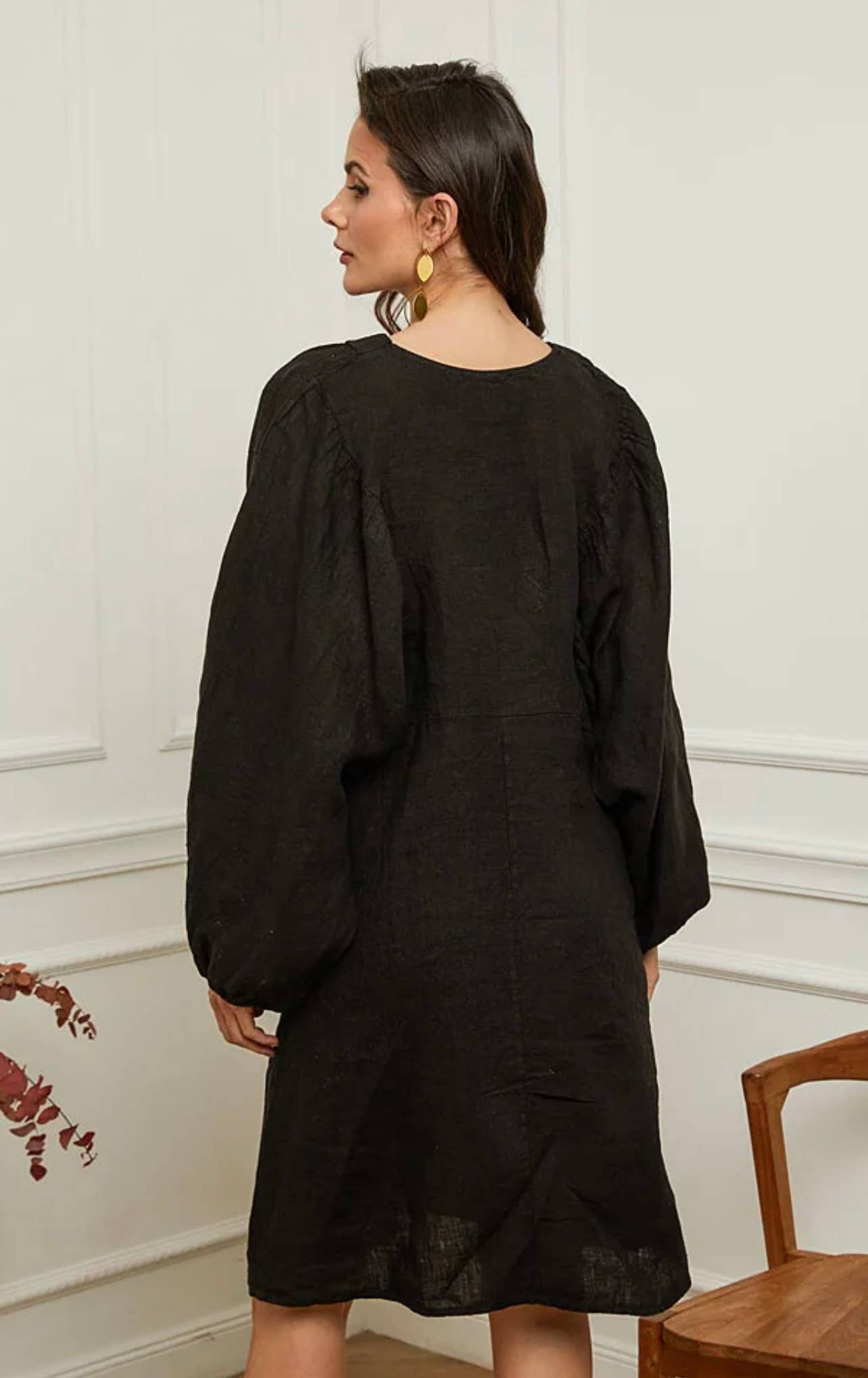 LÉA & LUC - Wholesale Dress - Women's - 100% linen dress REF. 7213619