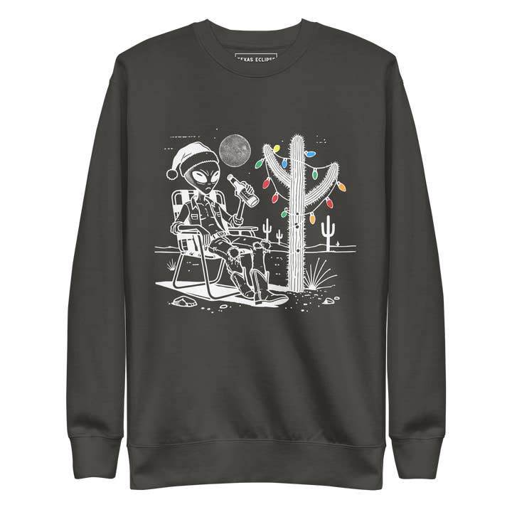 Christmas Mirage Graphic Sweatshirt for wholesale by Texas Eclipse Outfitters