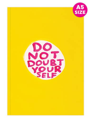 David Shrigley x Brainbox Candy – wholesale Notebook – Funny Gift - David Shrigley A5 Notebook - Do Not Doubt0