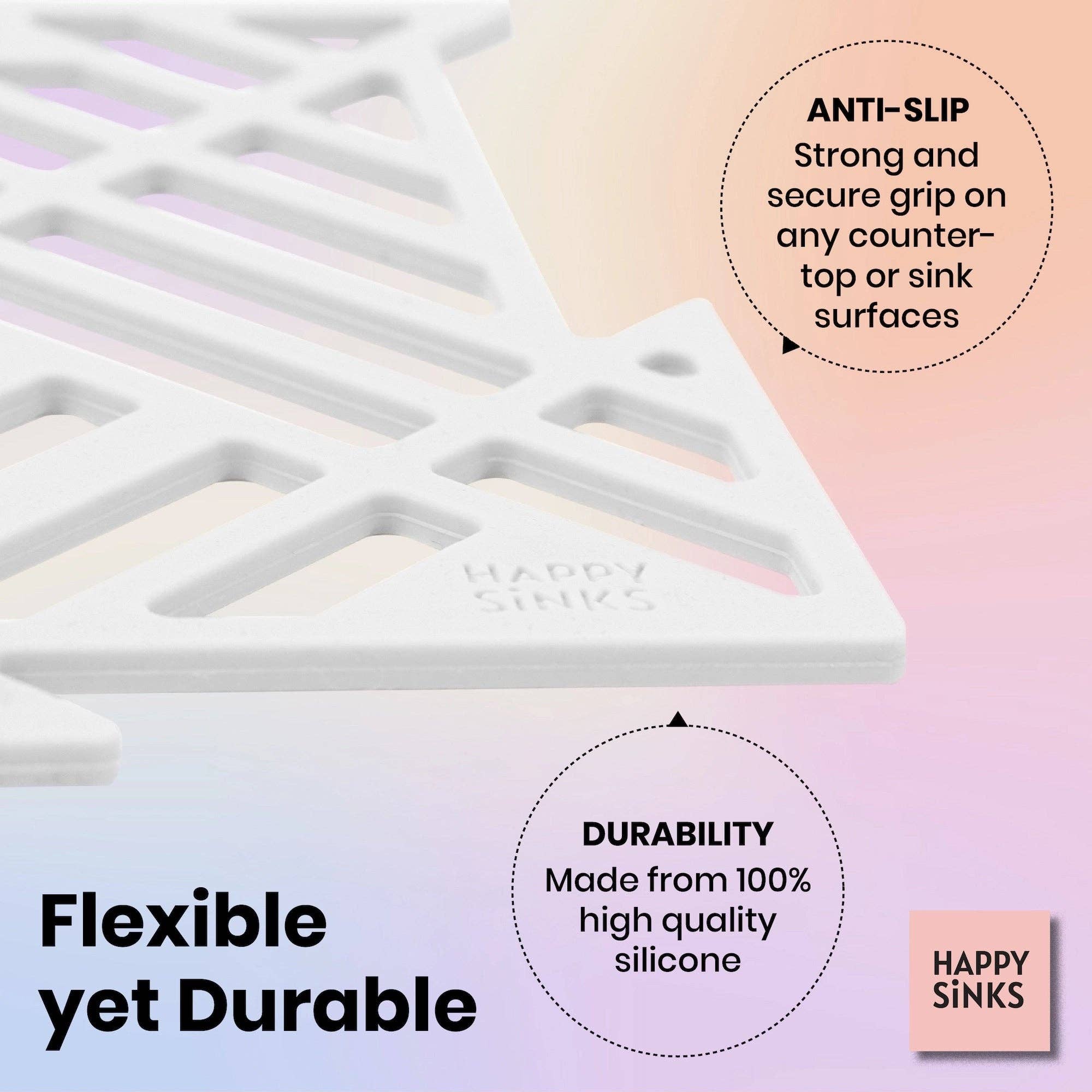 HAPPY SiNKS - Wholesale Sink Strainer/Stopper - Kitchen Sink Mat - Silicone0