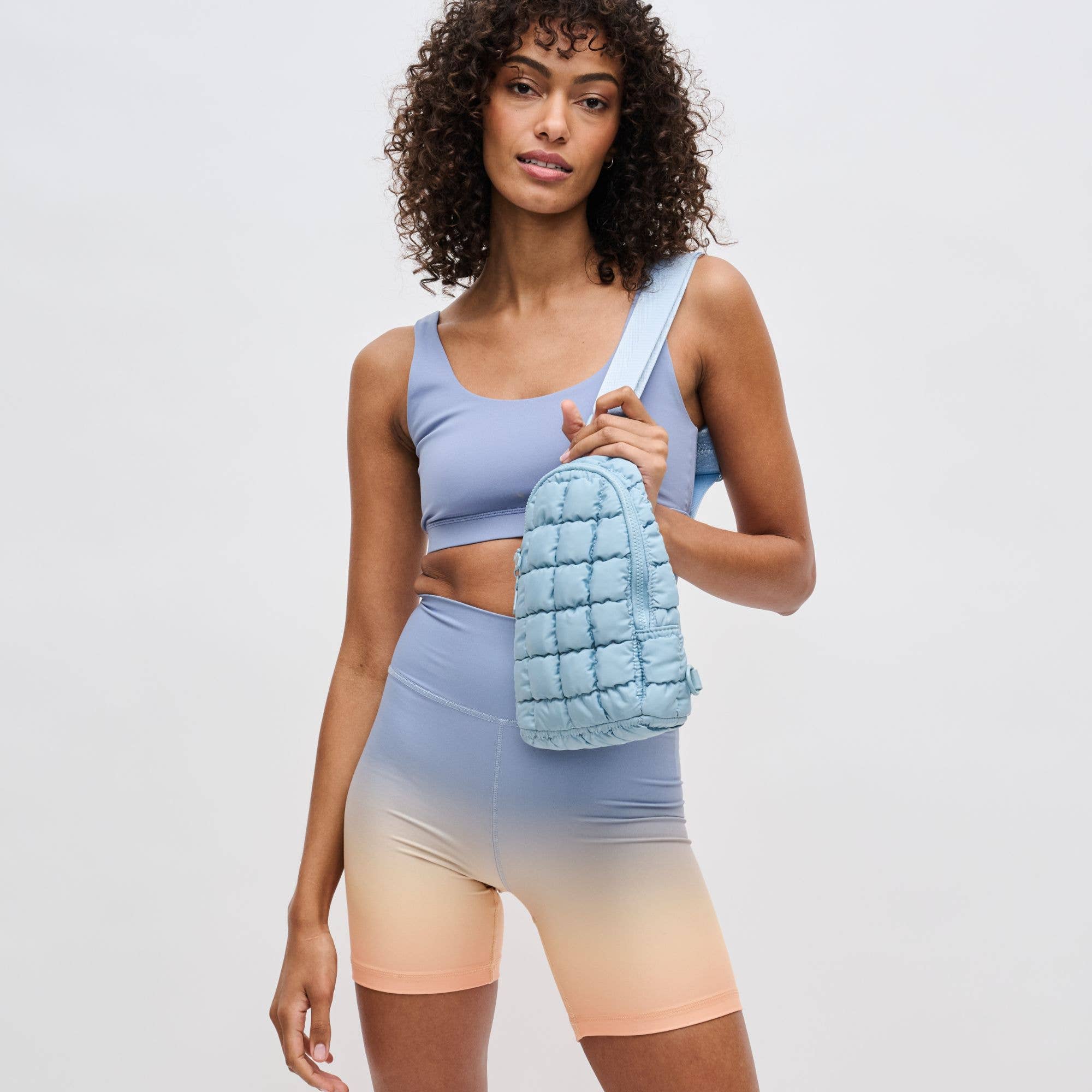 Sol and Selene - Wholesale Belt Bag - Women's - Rejuvenate - Quilted Puffer Nylon Sling Backpack102