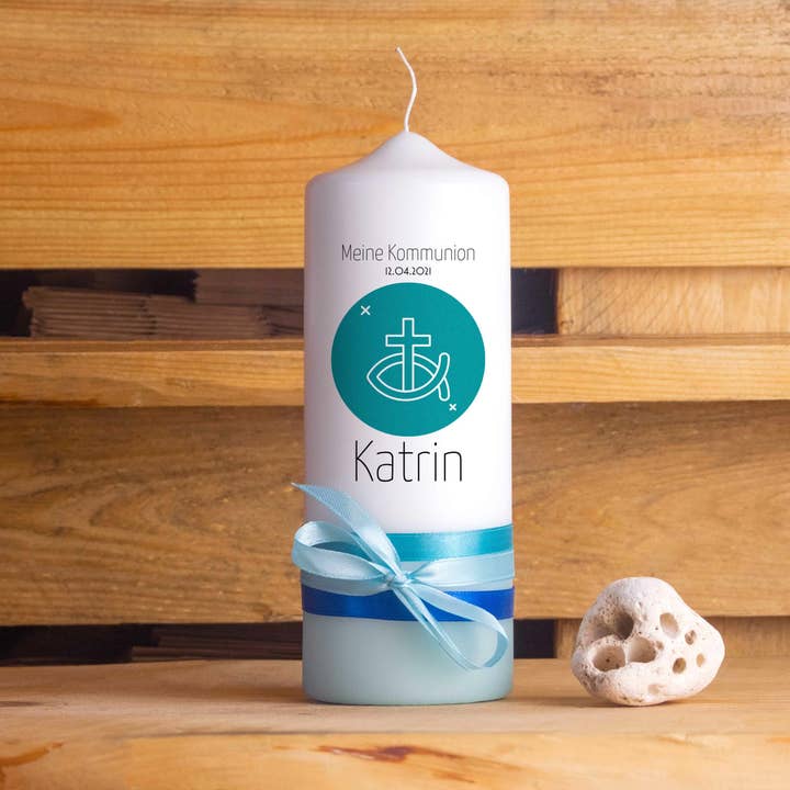 Vela Comunhão | lisa | 15-30m altura | personalizada por atacado de Die Kerzenwerkstatt