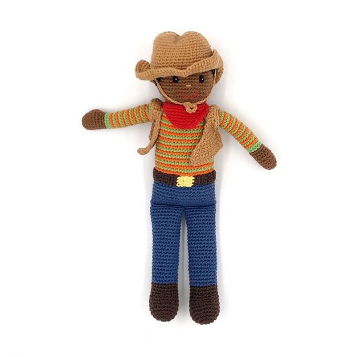 Cowboy Doll with Sombrero – A Western Adventure Toy for wholesale by Pebble