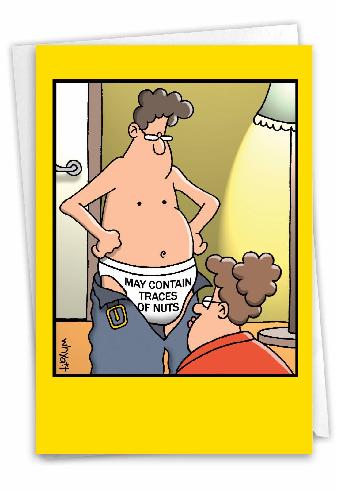 NobleWorks - Wholesale Everyday Greeting Card - NobleWorks - Traces Of Nuts - All Occasions Card1