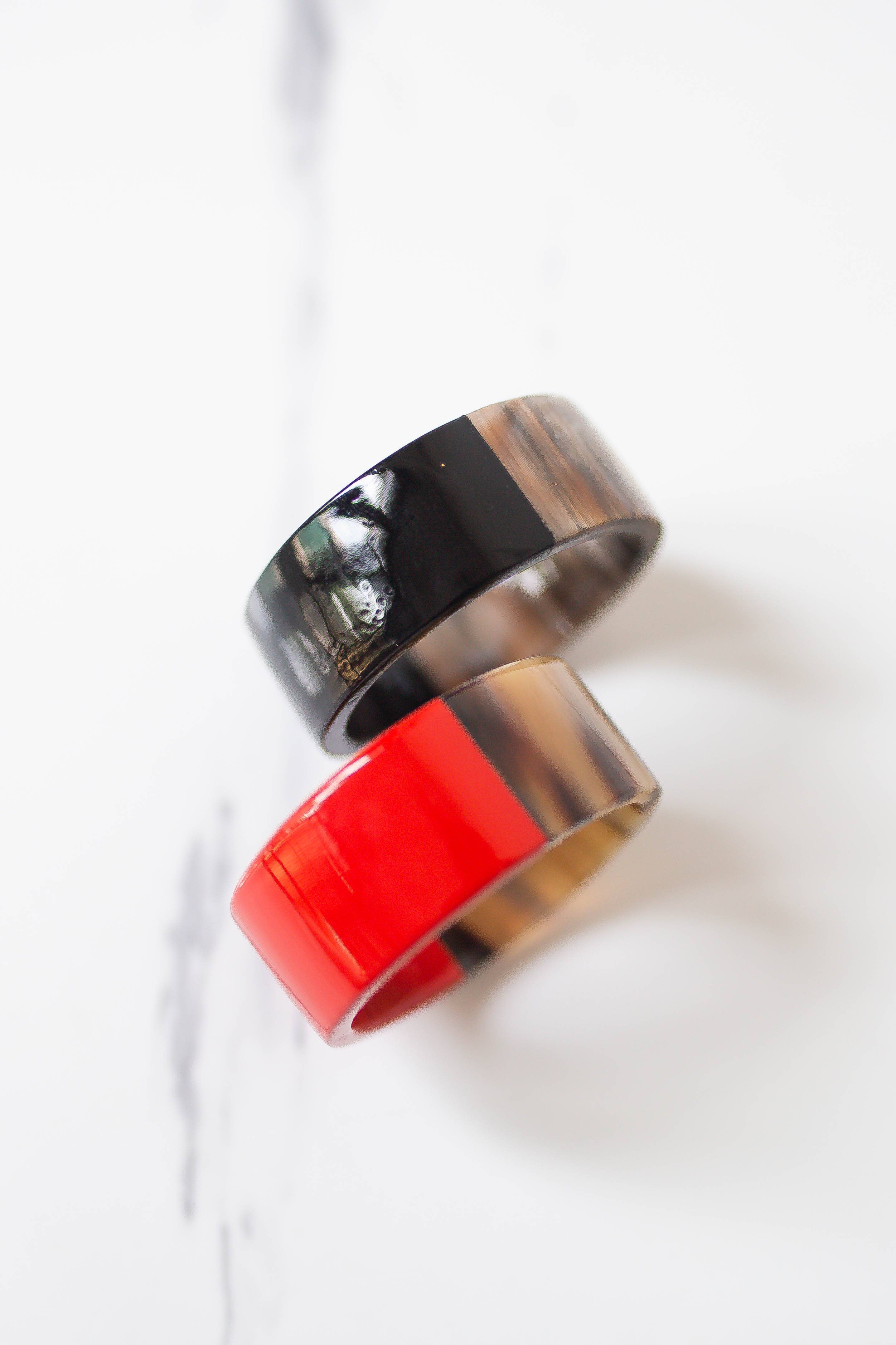 Tonkin Handicraft - Wholesale Napkin Ring - Lacquer  Buffalo Horn Napkin Ring S9