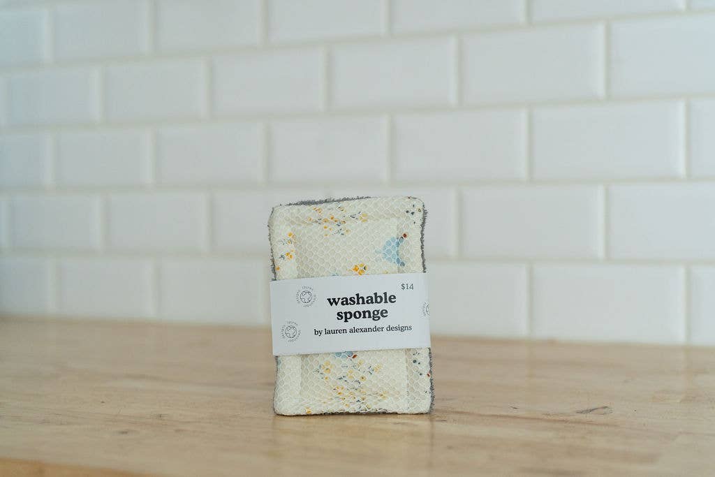 Lauren Alexander Designs – Esponja de limpeza por atacado – Esponja Lavável - Galinhas e Pintos