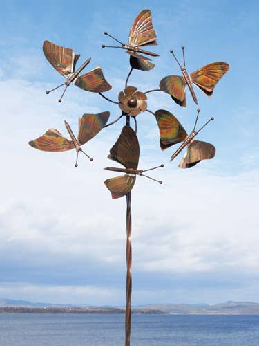 Flamed Butterflies Spinner for wholesale by Ancient Graffiti