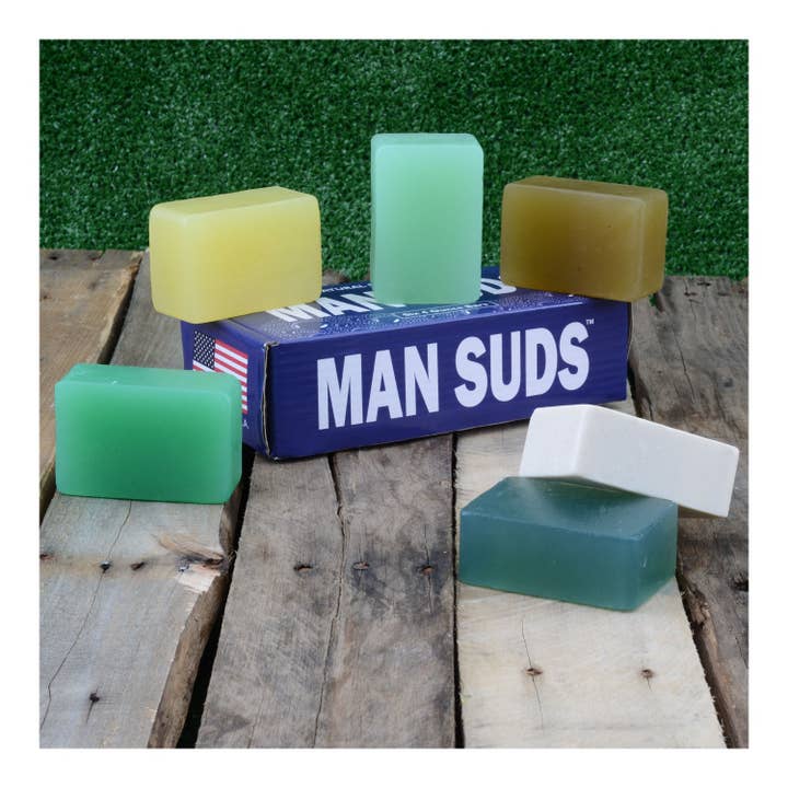 Swag Brewery - Wholesale Bar Soap - Men's - Man Suds - Natural Bar Soap in Manly Scents - 6 Bar Variety