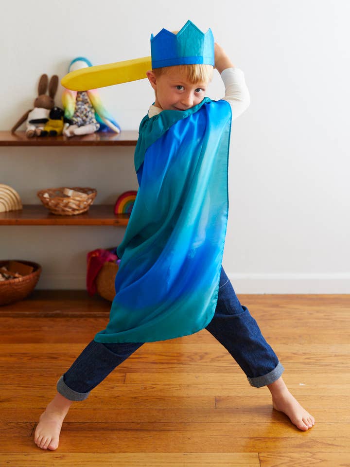Sarah’s Silks - Wholesale Costume - Kids - Soft Sword for Kids Pretend Play - Natural Silk, Waldorf Toy