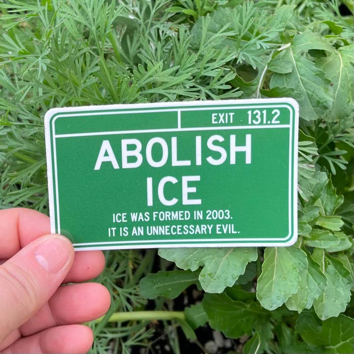 The Spooky Haus - Wholesale Sticker - Abolish ICE Sticker1