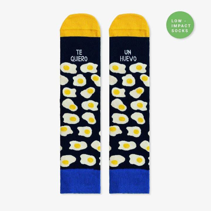Strumpor "Jag älskar dig som ett ägg" Blå - låg påverkan för wholesale av UO