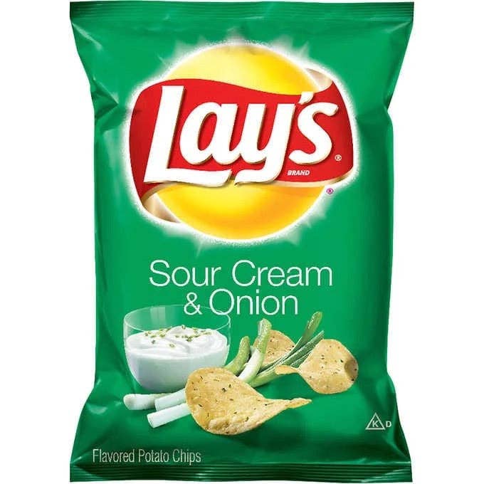 LAY'S Sour Cream & Onion 2.5 oz 24 pack for wholesale by Go Direct Foods
