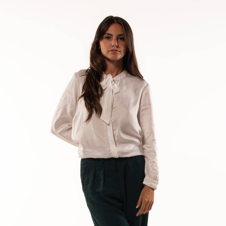 Camicia in viscosa riciclata ecologica Hestia per la vendita all'ingrosso da parte di Kurinji