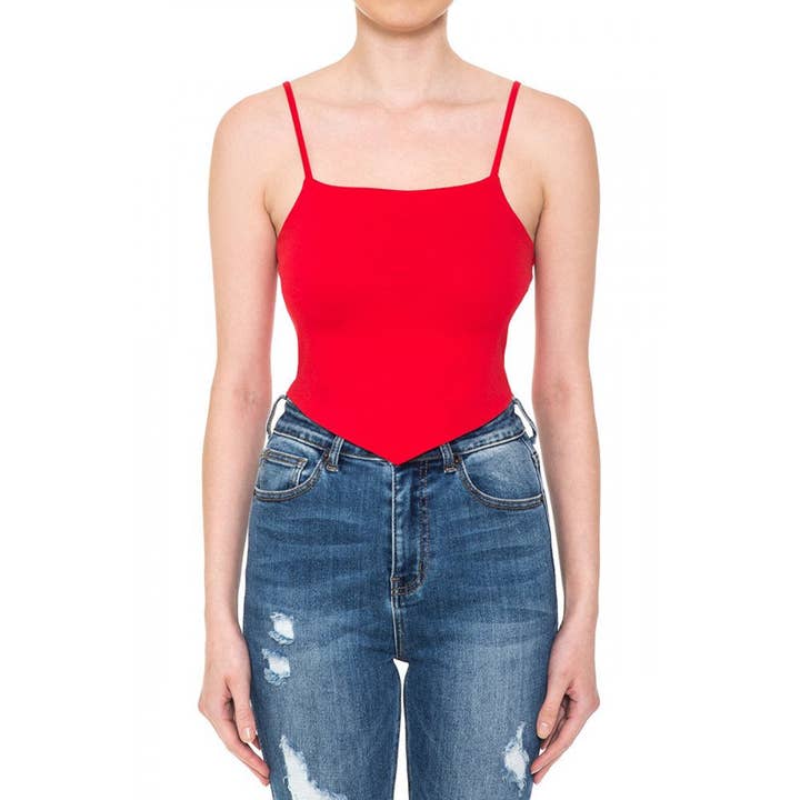 CAMISOLE COURTE À OURLET BANDANA pour la vente par UP CLOTHING