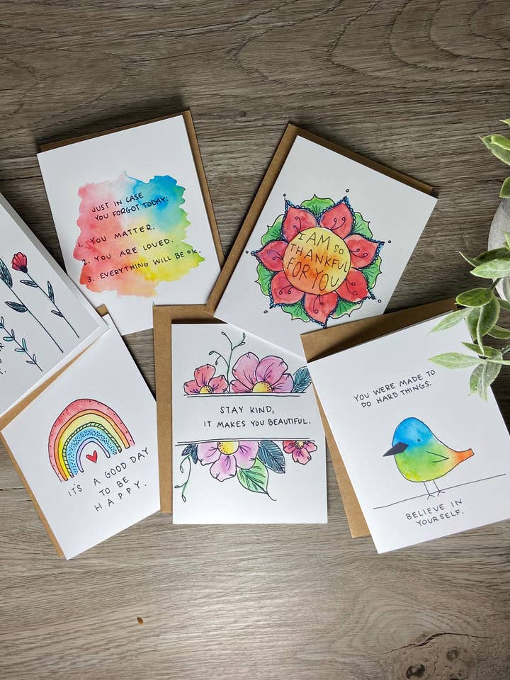 Assorted 6 Pack - Well Wishes 1.0 for wholesale by Ink + Splash