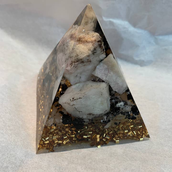Orgonics by Driftwood Works Inc - Wholesale Spiritual Stone/Crystal - PINK MOONSTONE Healing Orgonites - Moonstone1