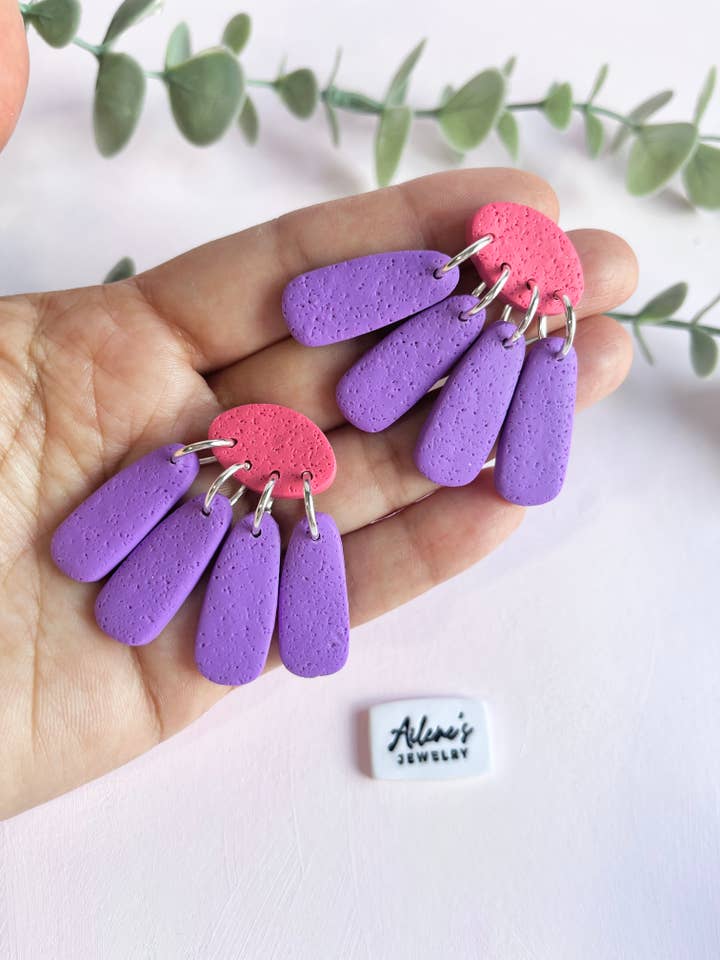 Gerbera-Ohrringe für den Großhandel von Ailene’s Jewelry Bakery