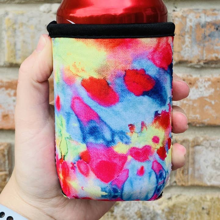 Tie Dye 12oz Stubby Can Cooler for wholesale by Drink Handlers
