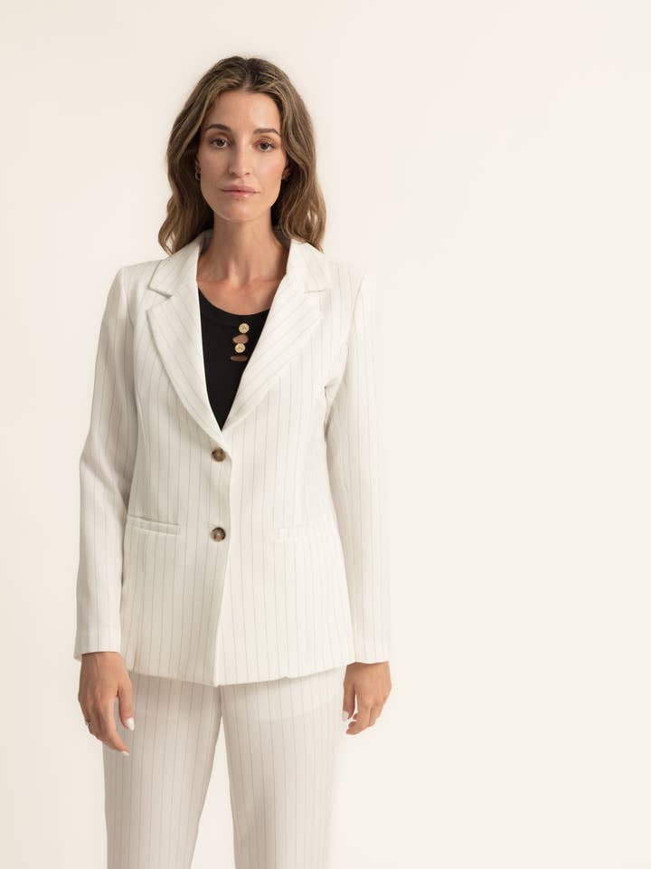 BLAZER MED DIPLOMATSTRIBER B2B for engroshandel hos CMS Love