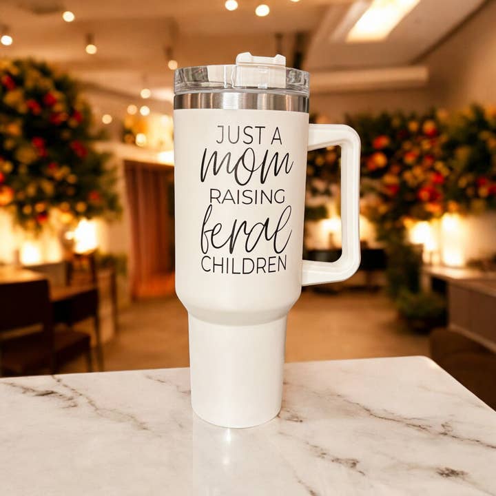 Gia Roma - Wholesale Insulated mug/tumbler - Fall Tumblers with Handle & Lid | Modern Autumn Travel Mugs43