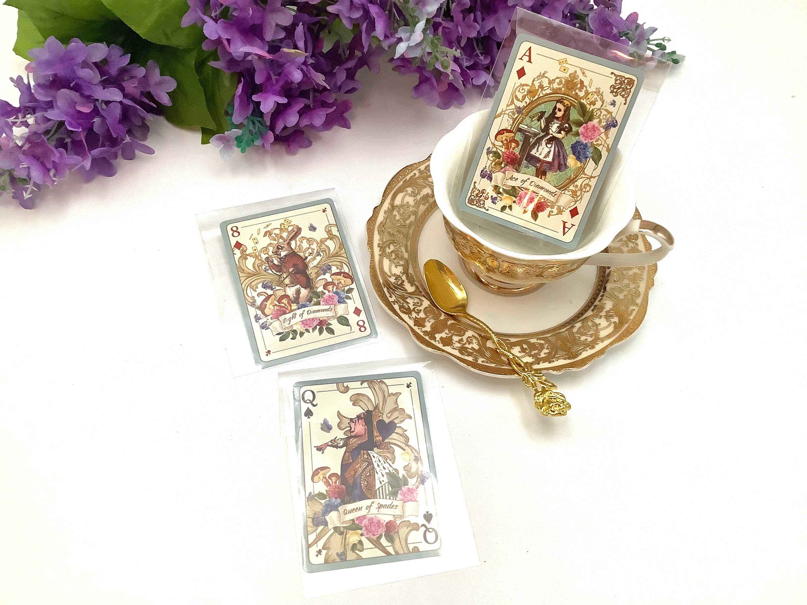All Little Cute Things - Wholesale Tea Bags - Vintage Alice in Wonderland Tea Packets and Collector Card1