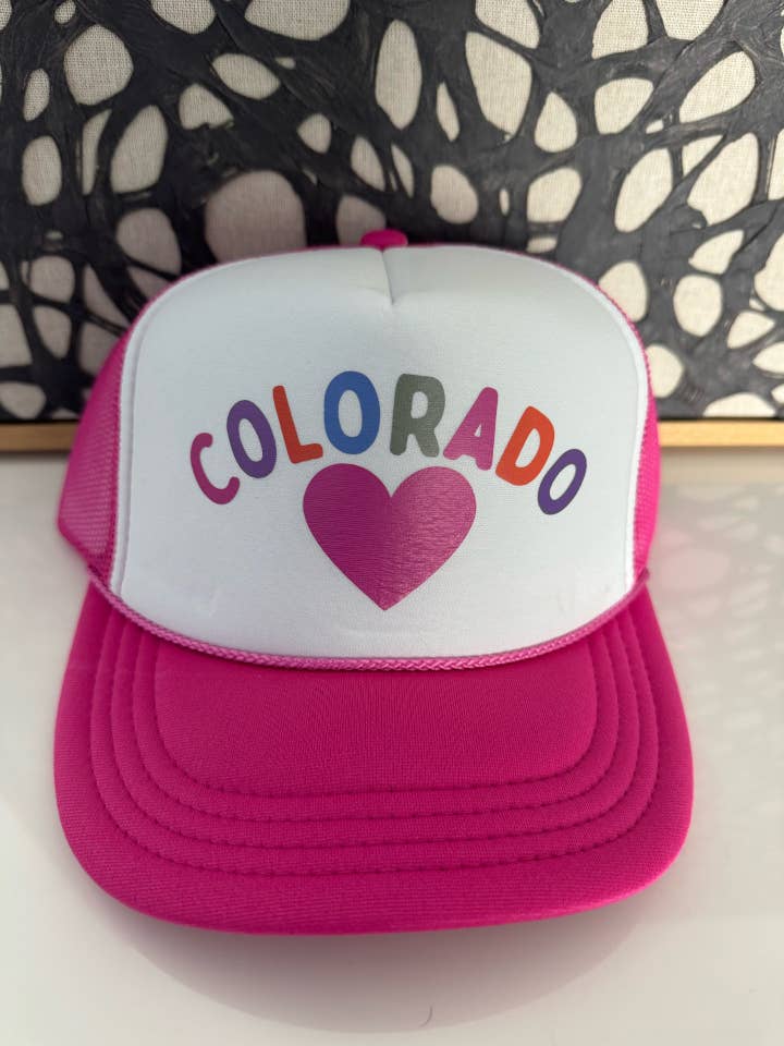 Colorado coloré pour jeunes - camionneur rose/blanc pour la vente par Arnie + Ollie