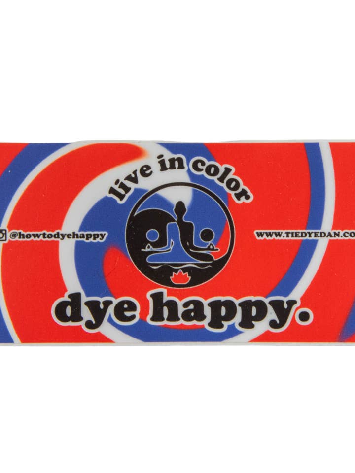 Live in Color: Dye Happy Stickers for wholesale by Dye Happy