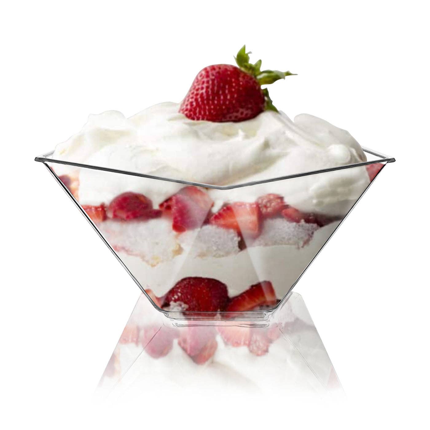 Smarty had a Party – Copo descartável por atacado – 288 copos de sobremesa de plástico transparente em forma de estrela pentagonal de 3,5 oz.6