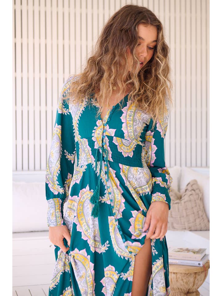 Jaase - Wholesale Dress - Women's - MAHALA PRINT INDIE MAXI3