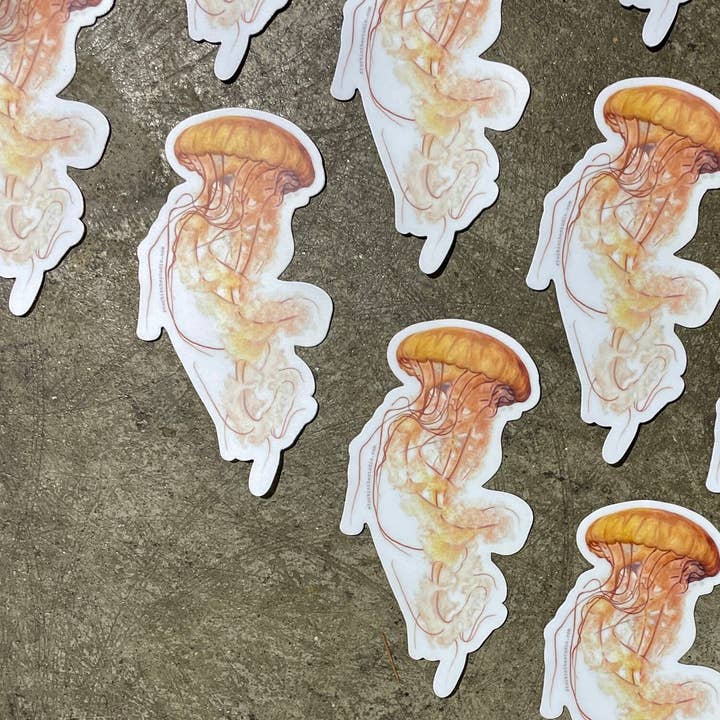 stück in the studio - Wholesale Sticker - jellyfish - sticker