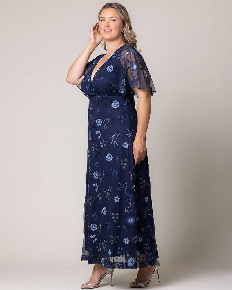 Kiyonna – wholesale Gown – Women's – Embroidered Elegance Evening Gown - Plus Size18