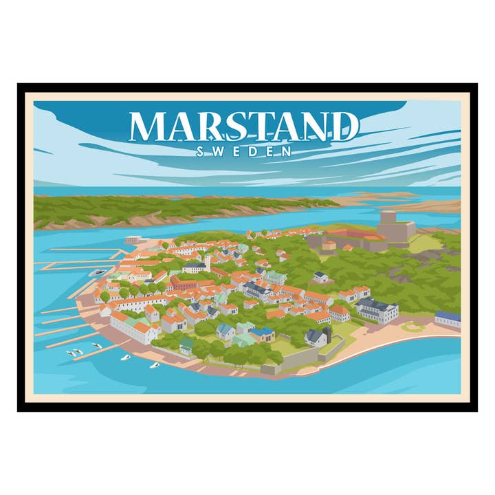 Affiche Marstrand No2 Sweden pour la vente par Places of Art