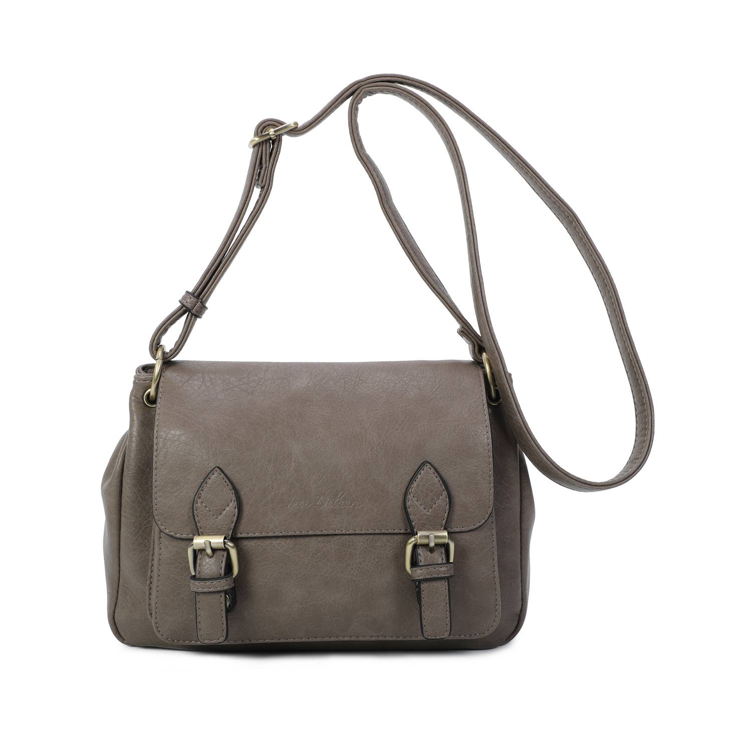 INES DELAURE - Wholesale Shoulder Bag - Women's - Compartmentalized satchel, satchel shape, medium size12