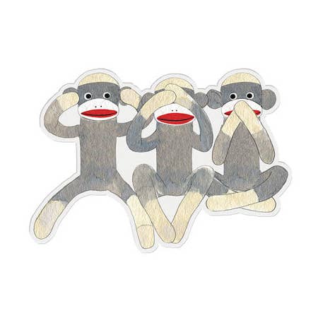 Monkey Business - Vinyl Stickers for wholesale by Felix Doolittle
